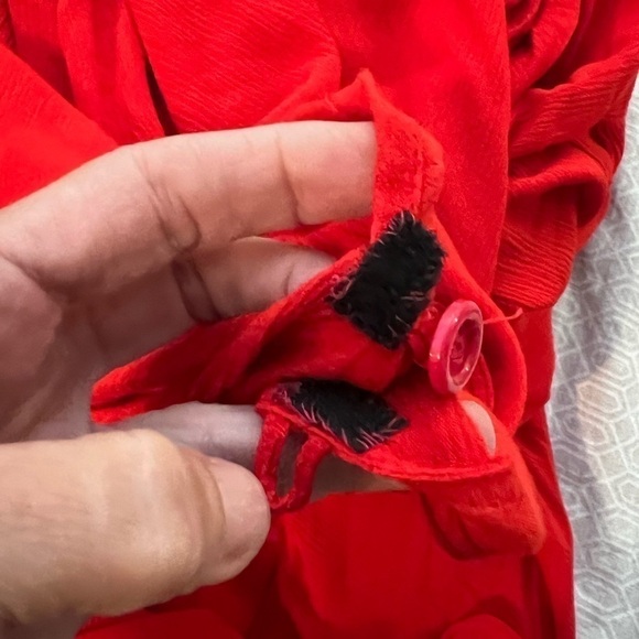 Afghan Blue Sky,Stunning Red,Convertible EUC,Heavier(No Bundles)POCKETS, Size M - Picture 13 of 16